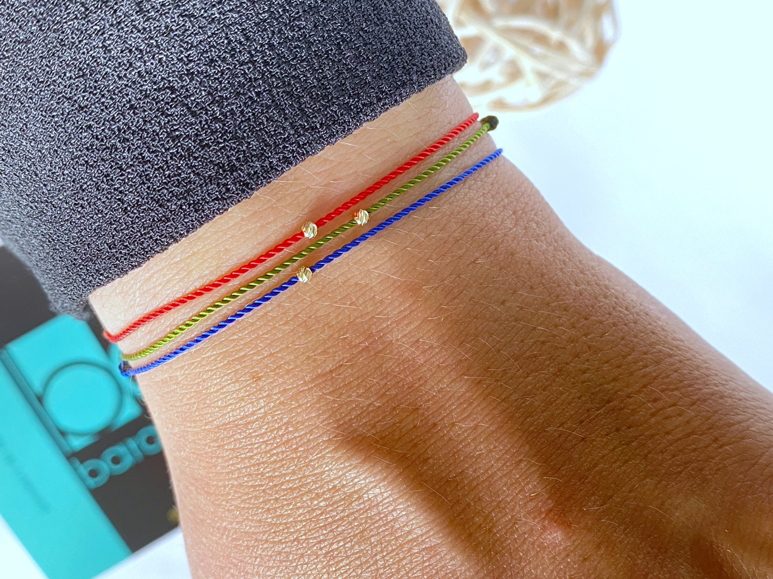 Gold bracelet - spring ring