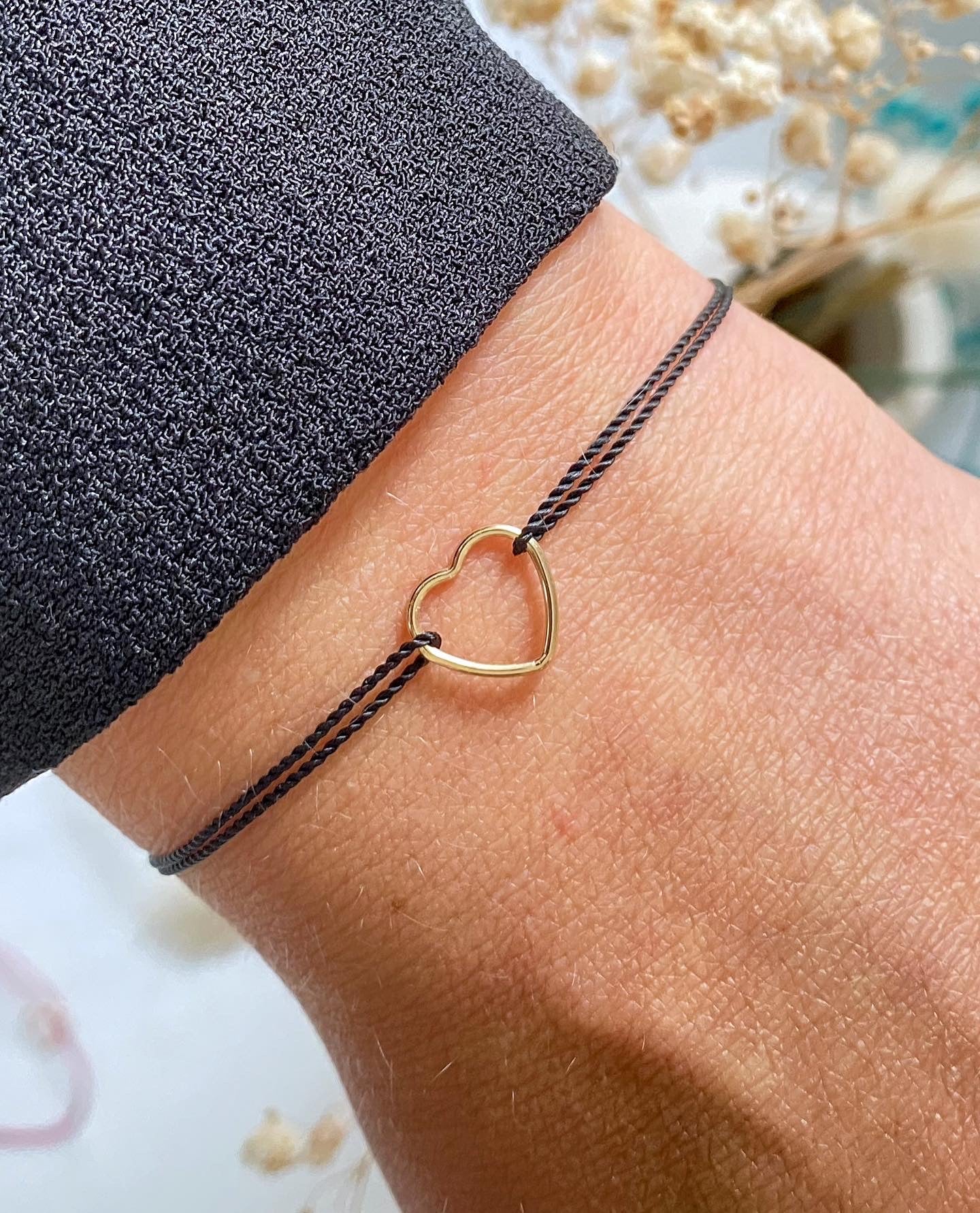 Smooth heart bracelet