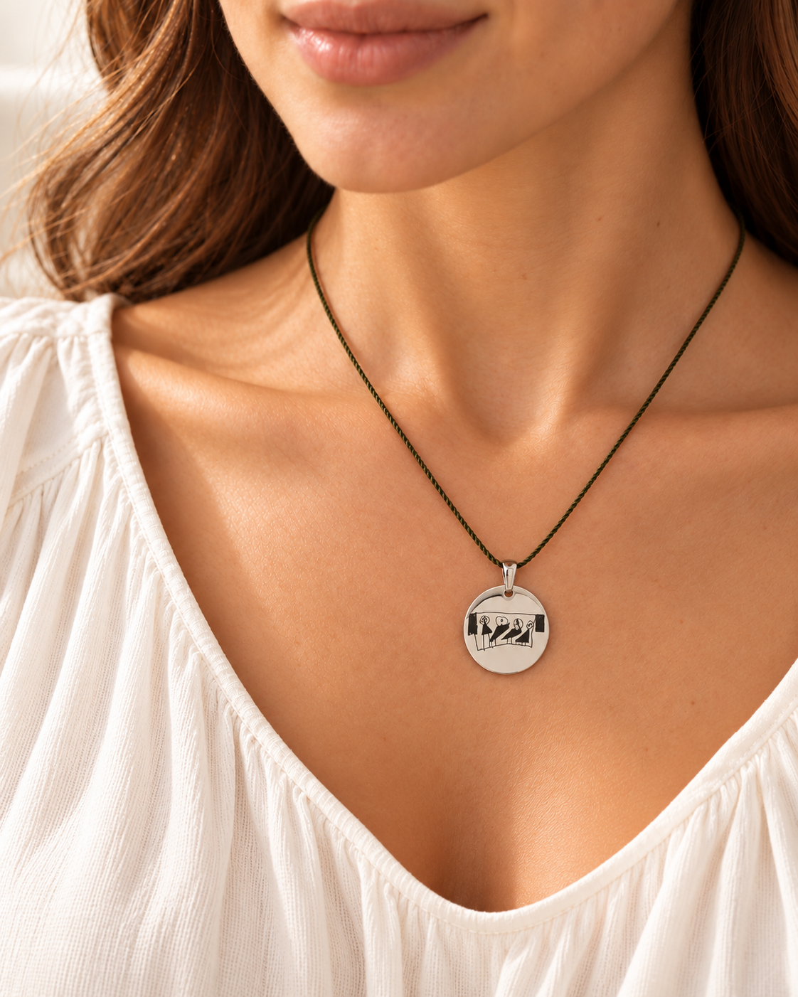 Personalised Child’s Drawing Necklace