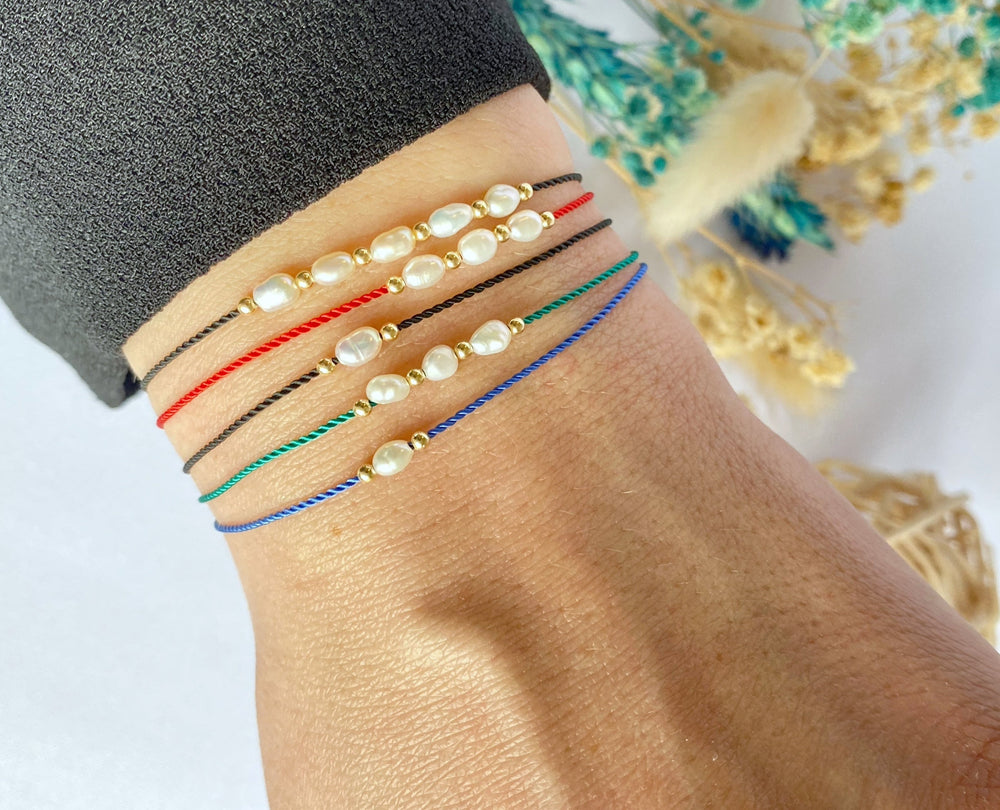 Three lucky pearls bracelet