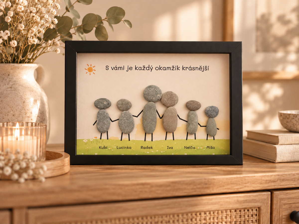 Family - Grandparet with grandchildren making memories