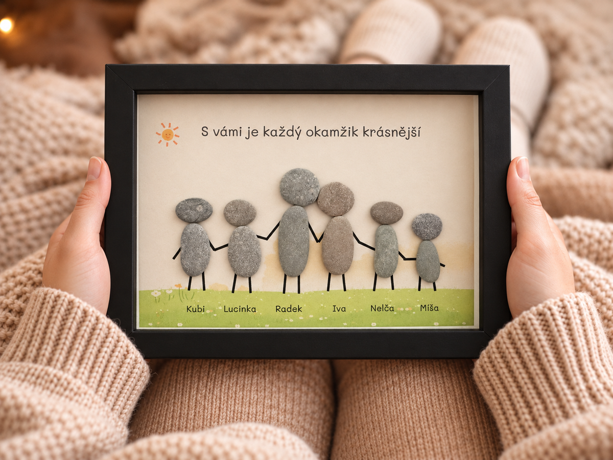 Family - Grandparet with grandchildren making memories