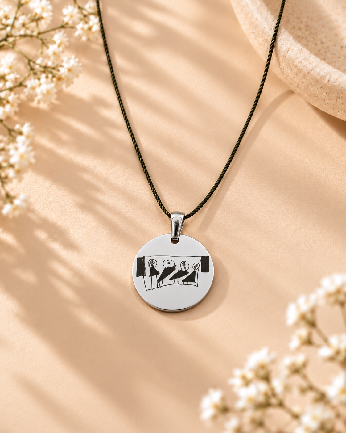 Personalised Child’s Drawing Necklace