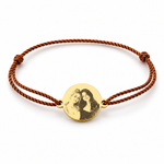 Photo engraved charm bracelet - photo of best friend