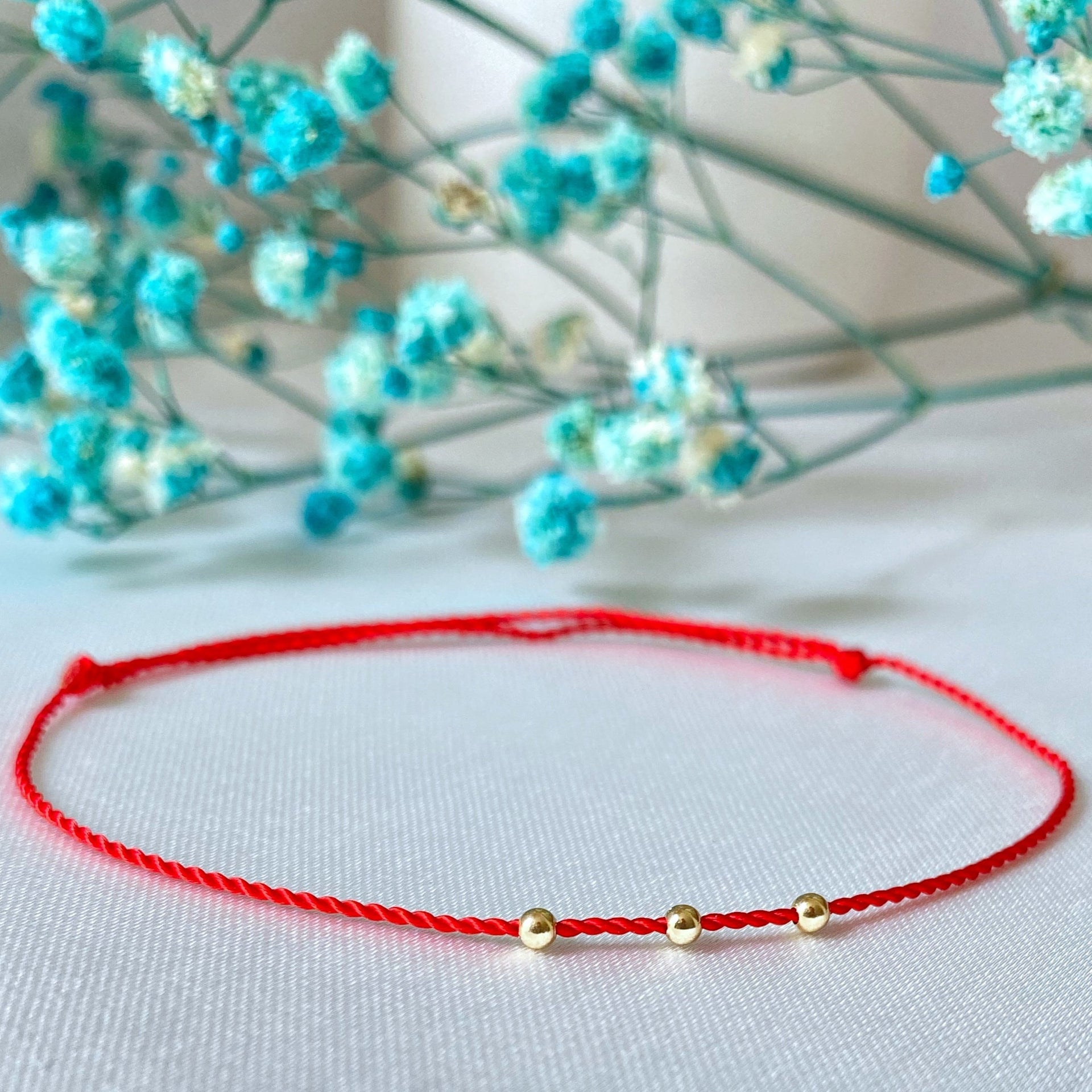 red string of fate - kabbalah bracelet