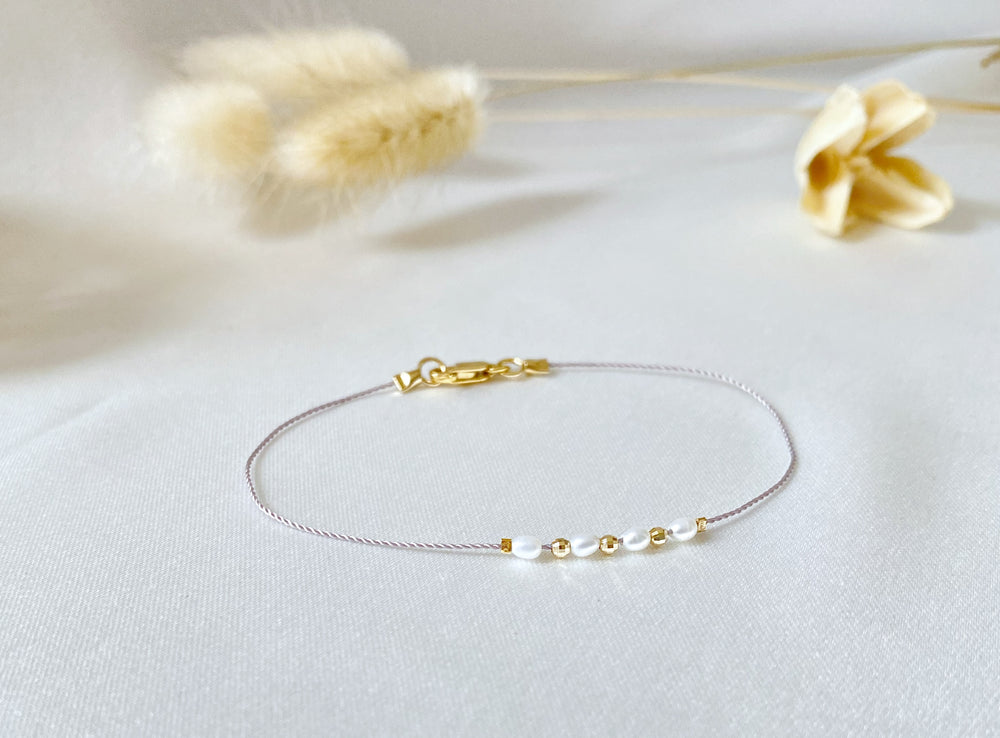 String of pearls bracelet